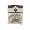 Anneau avec pince pour rideau 25/28 mm (paquet de 10)