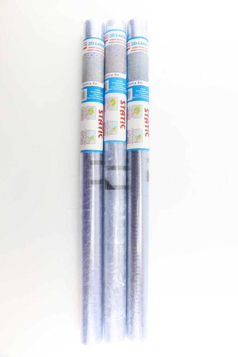 Givré pour fenêtre 18 po x 40 po motif clair