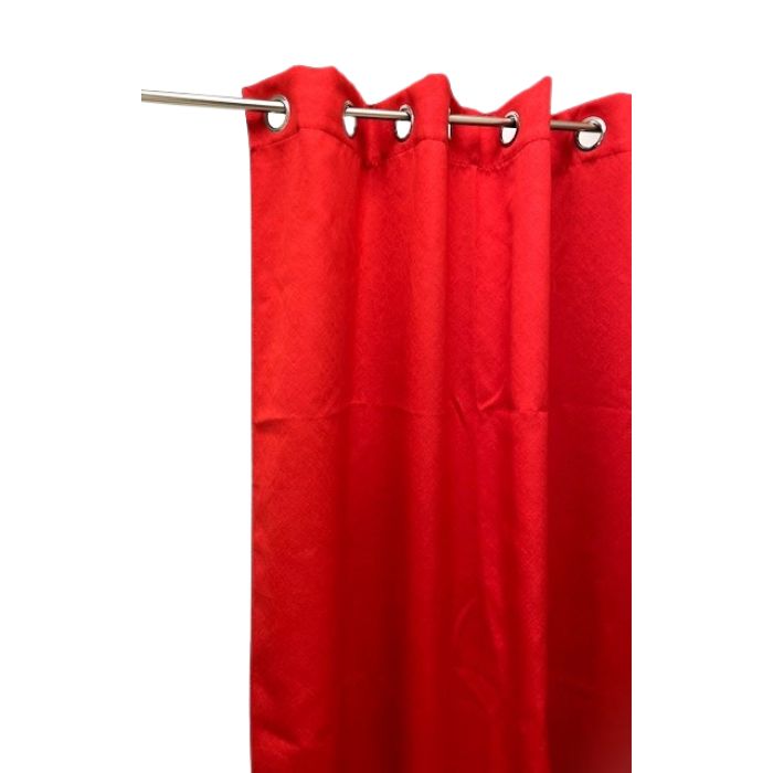 Rideau occultant rouge vif