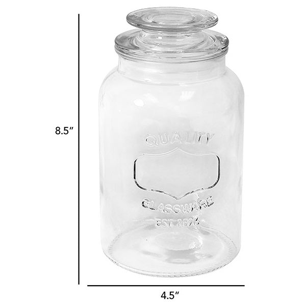 Jarre en verre avec couvercle 1520 ml