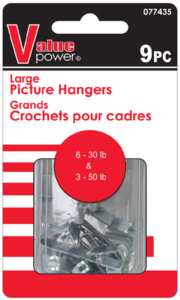 Crochet pour cadre 30 lbs et 50 lbs (paquet de 9)