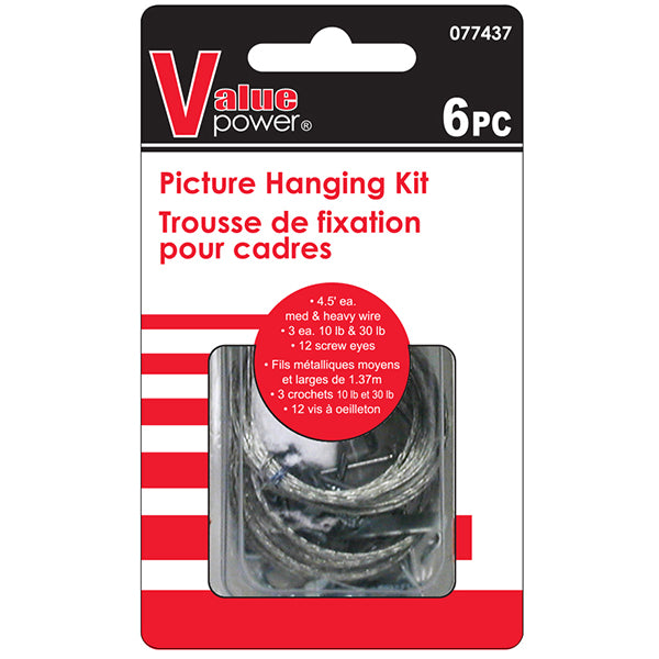 Trousse de fixation pour cadre (paquet de 6)