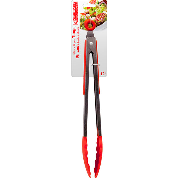 Pince en silicone 12 po rouge