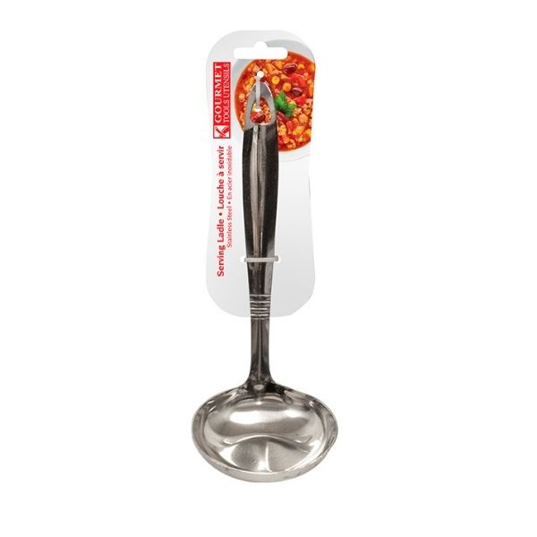 Louche de service en acier inoxydable