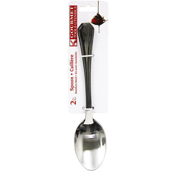 Cuillère à soupe en acier inoxydable (paquet de 2)