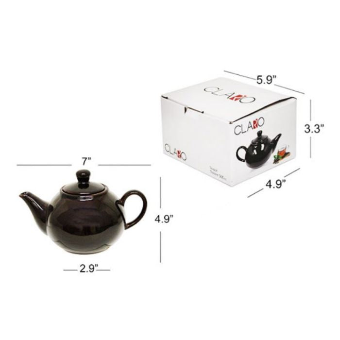 Théière en céramique 500 ml brune