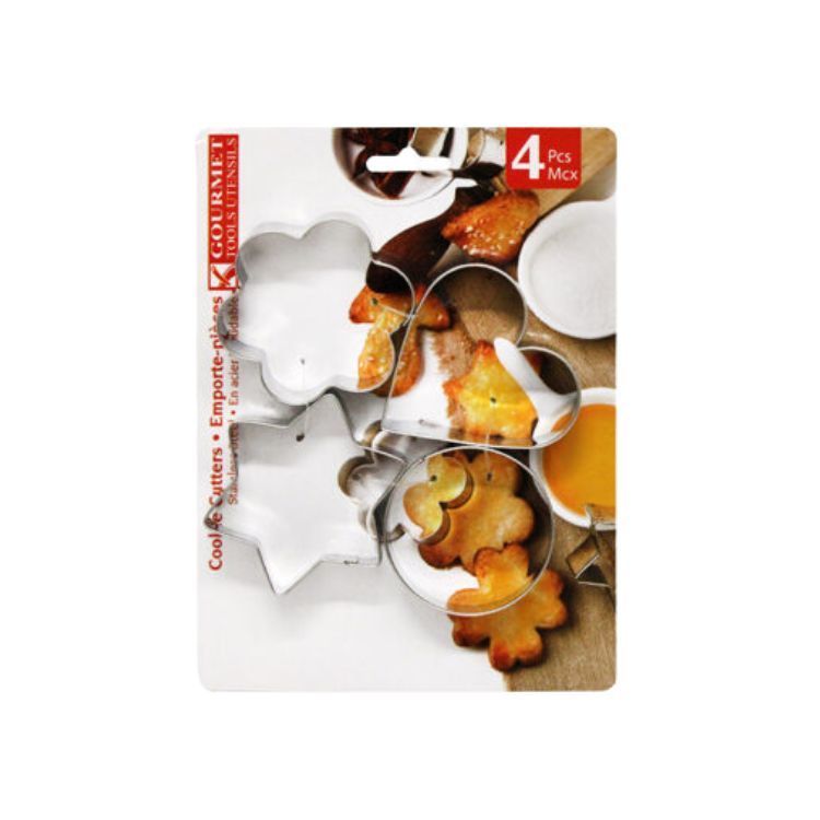 Emporte-pièce pour biscuit (paquet de 4)