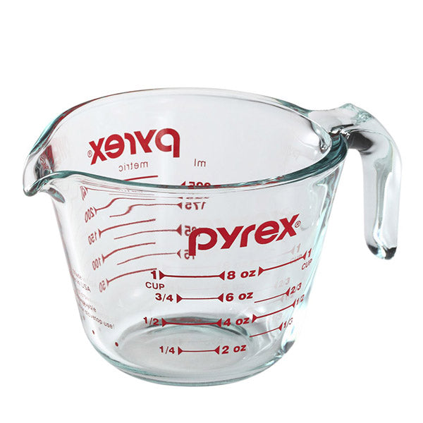 Tasse à mesurer en verre Pyrex