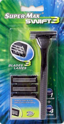 Rasoir jetable pour homme Super Max Swift3