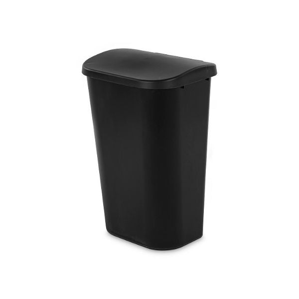 Poubelle avec couvercle à rabat 43 L Sterilite noir