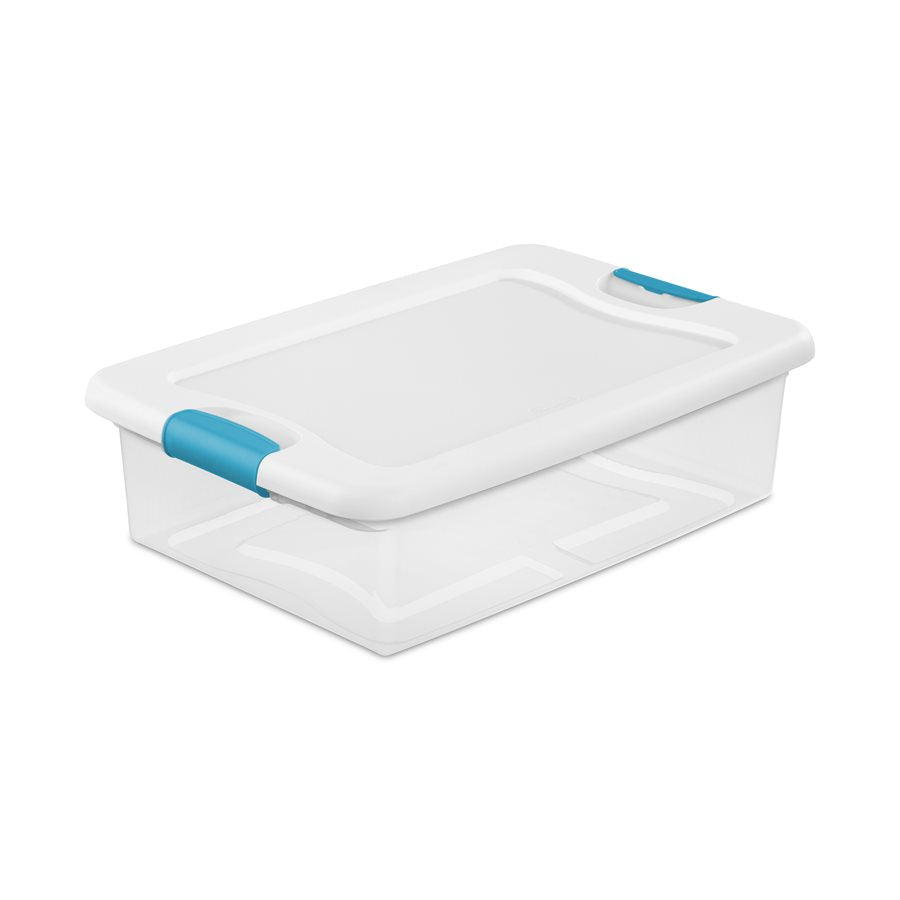 Boîte de rangement 24 po x 16 po x 7 po clair Stérilite (30 L)
