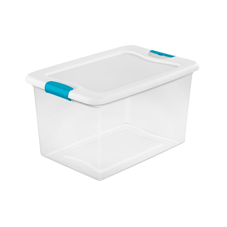 Boîte de rangement 24 po x 16 po x 14 po clair Stérilite (61 L)