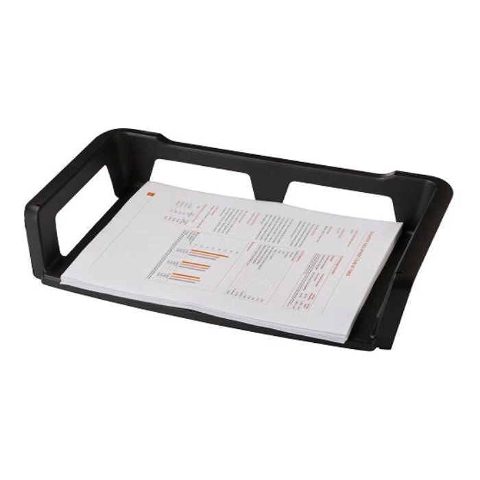 Plateau en plastique empilable horizontal