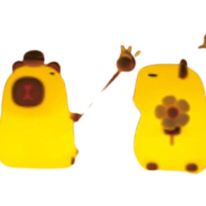 Veilleuse en silicone capybara