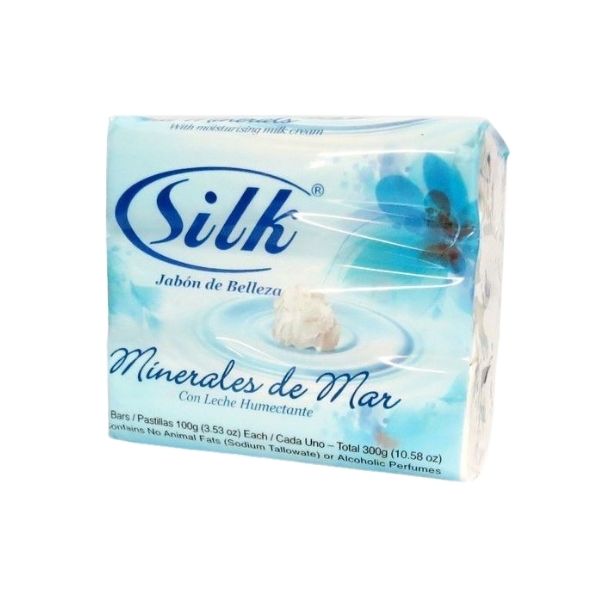 Savon hydratant 100 g Silk minéraux marins (paquet de 3)