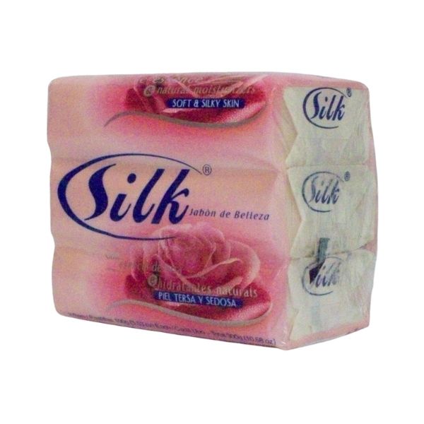 Savon hydratant 100 g Silk rose (paquet de 3)