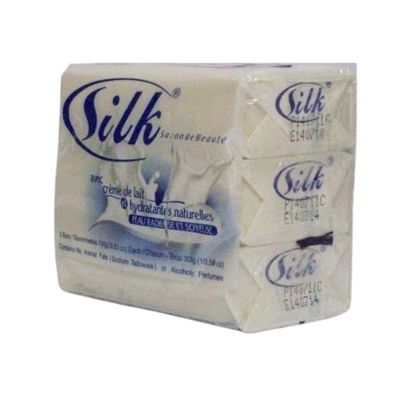 Savon hydratant 100 g Silk crème de lait (paquet de 3)