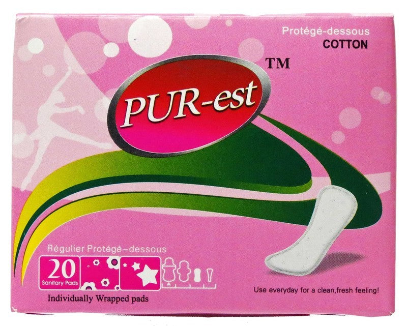 Protège-dessous régulier en coton Pur-est (paquet de 20)