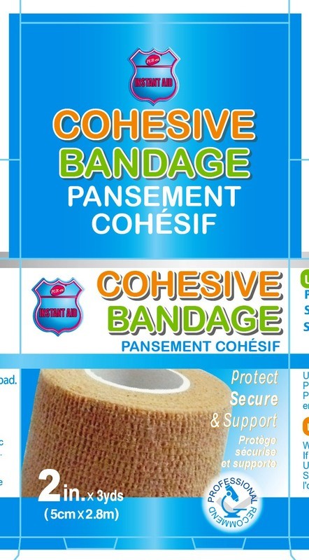 Pansement cohésif 2 pouces x 9 pieds