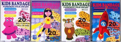 Pansement pour enfant avec dessin(paquet de 20)