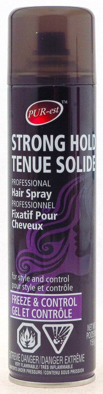 Fixatif pour cheveux tenue solide 155 g Pur-est