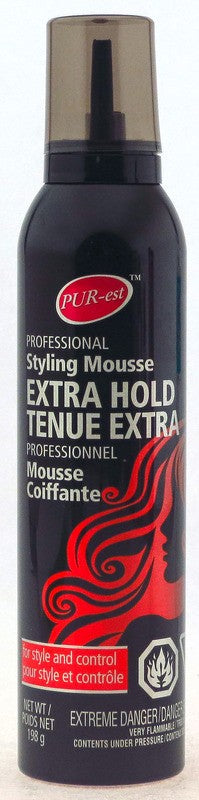 Mousse coiffante tenue extra 198 g Pur-est
