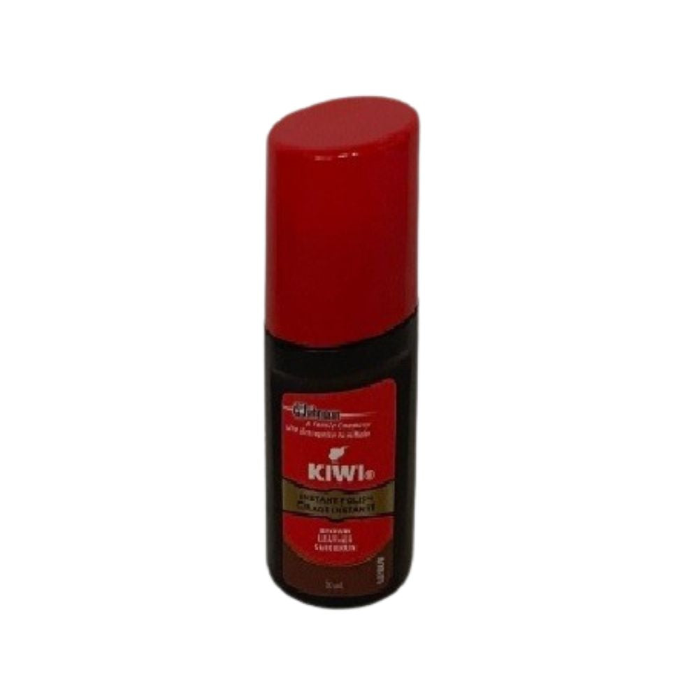 Cire à chaussure avec éponge 30 ml brun Kiwi