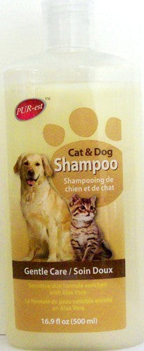 Shampoing 500 ml pour chien et chat soin doux Pur-est