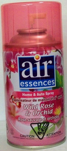 Vaporisateur d'air 250 ml pour maison et voiture Air Essences rose sauvage et orchidée