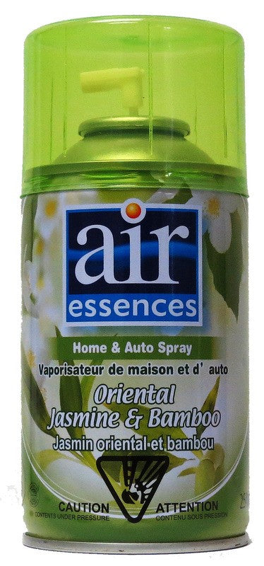 Vaporisateur d'air 250 ml pour maison et voiture Air Essences jasmin oriental et bambou