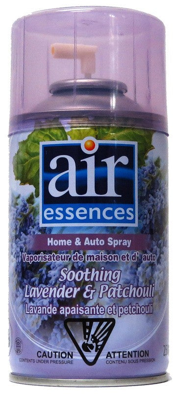 Vaporisateur d'air 250 ml pour maison et voiture Air Essences lavande apaisante et patchouli