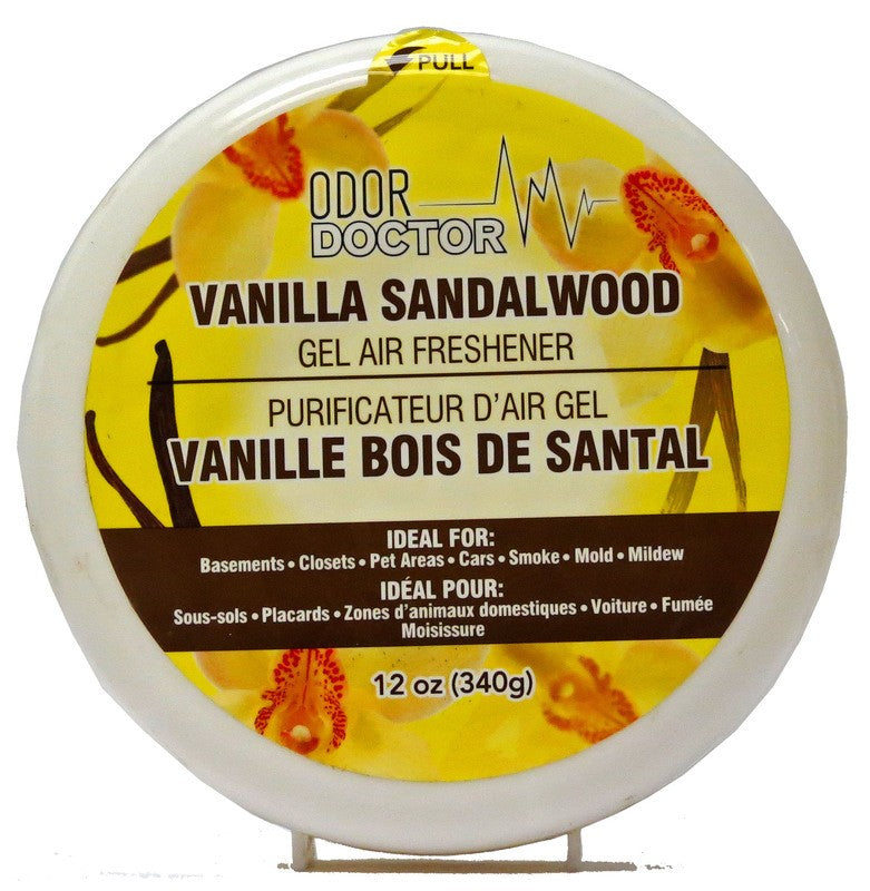 Purificateur d'air en gel 340 g Odor Doctor vanille de bois de santal