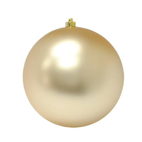 Ornement boule de Noël 250 mm or métallique