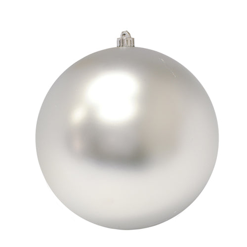 Ornement boule de Noël 250 mm argent métallique