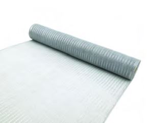 Ruban décoratif en tulle 21 po x 30 pi argent métallique