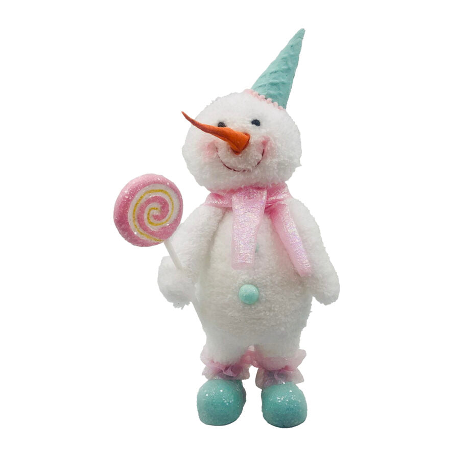 Bonhomme de neige 16 po pastel