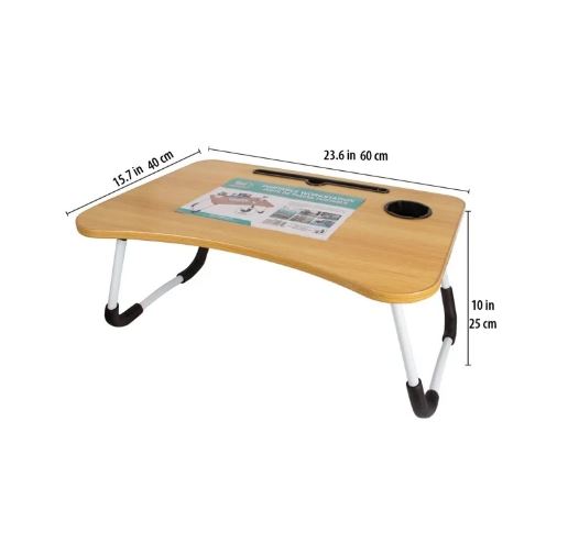 Table de lit 16 po x 4 po pour tablette et portable