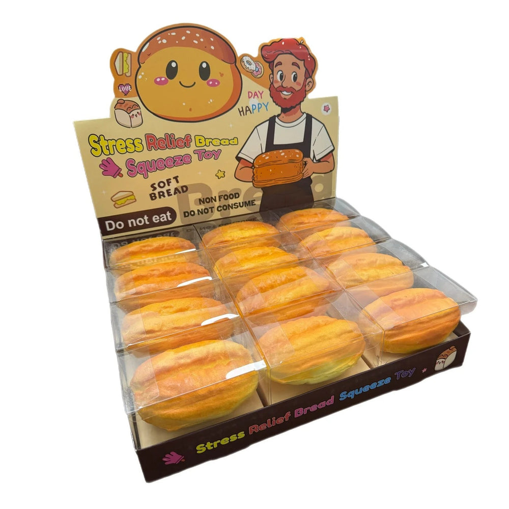 Petit pain sensoriel anti-stress à presser 4 po