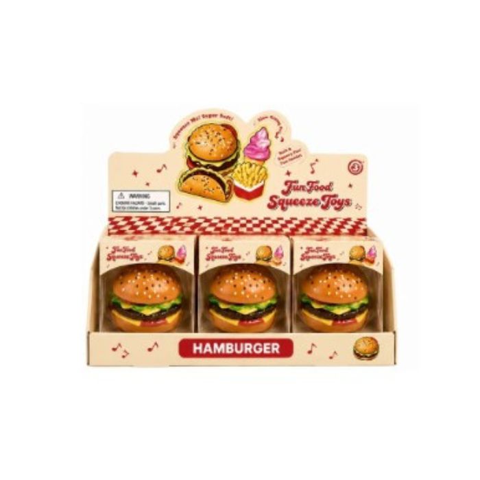 Hamburger sensoriel anti-stress à presser