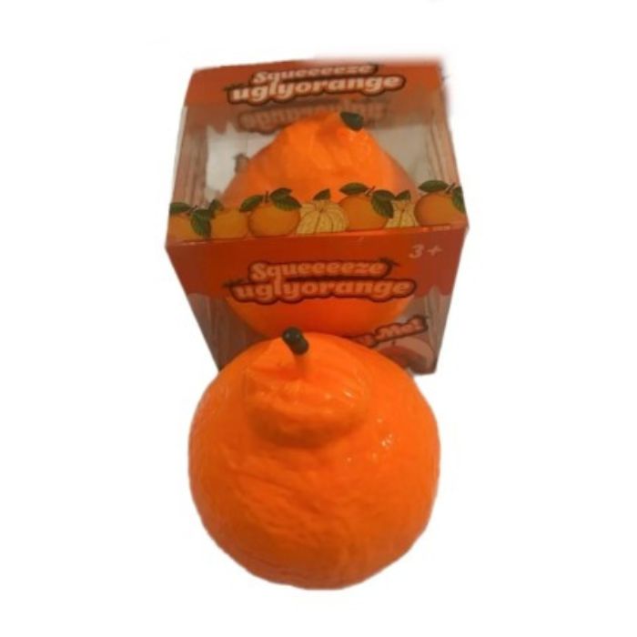 Orange géante sensorielle anti-stress à presser