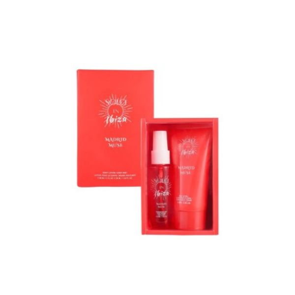 Ensemble de 2 produits pour le corps (brume parfumée 30 ml et crème pour le corps 88 ml) fragrance Madrid Muse