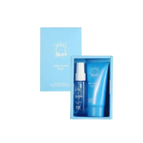 Ensemble de 2 produits pour le corps (brume parfumée 30 ml et crème pour le corps 88 ml) fragrance Barcelona Bliss