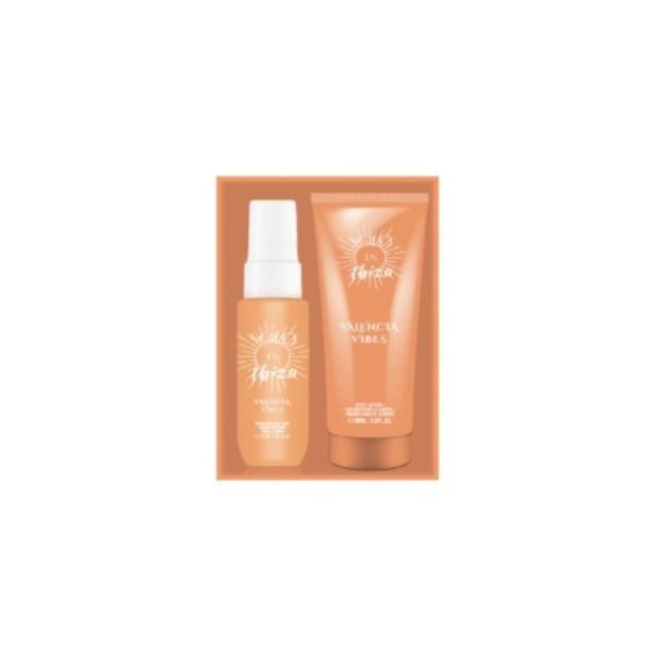 Ensemble de 2 produits pour le corps (brume parfumée 30 ml et crème pour le corps 88 ml) fragrance Valencia Vibes