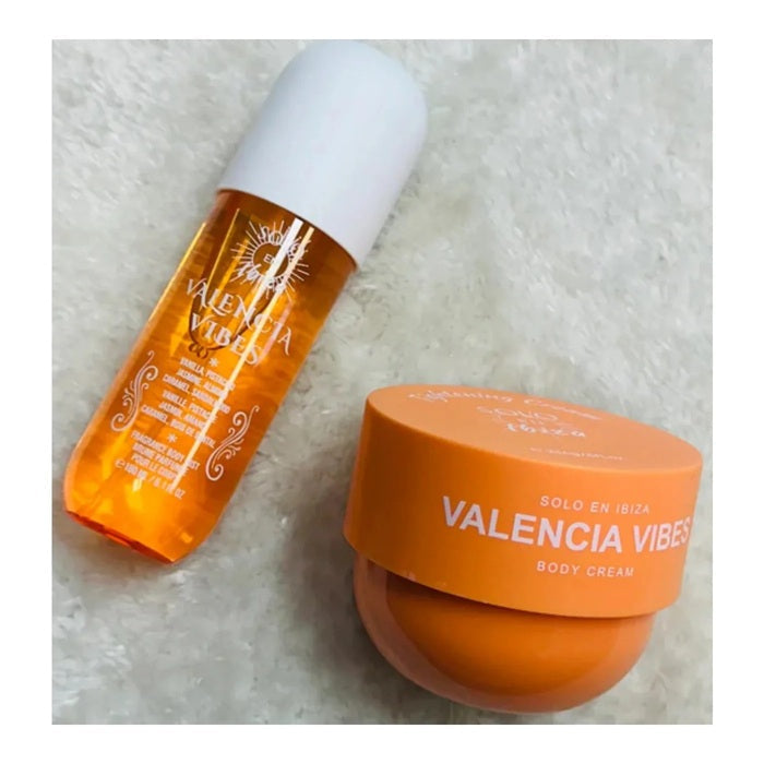 Ensemble de 2 produits pour le corps (brume parfumée 180 ml et crème pour le corps 50 g) fragrance Valencia Vibes