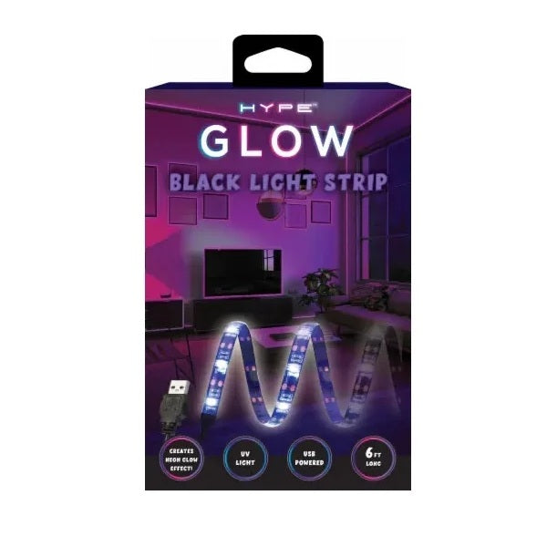 Ruban de lumière autocollant USB 6 pi Black Light