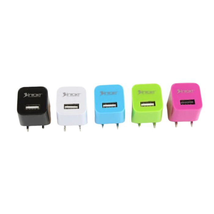 Chargeur mural avec 1 port USB-1A charge rapide