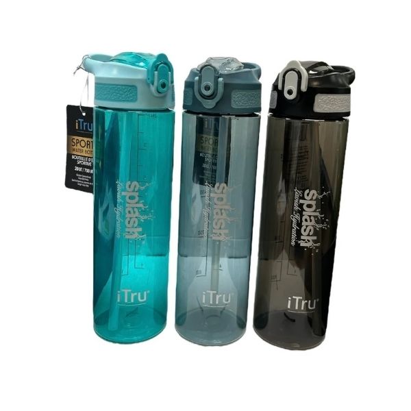 Bouteille d'eau réutilisable de sport 700 ml avec poignée