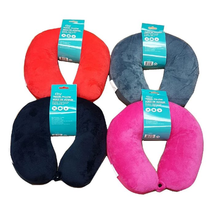 Coussin de voyage en microbilles pour adulte