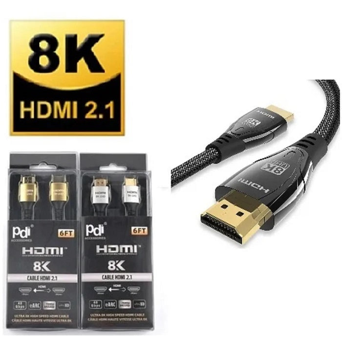 Câble HDMI 2,1 8k 6 pi