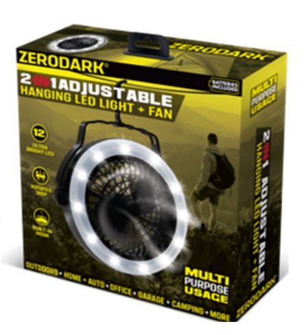 Lampe suspendue 2 en 1 avec ventilateur